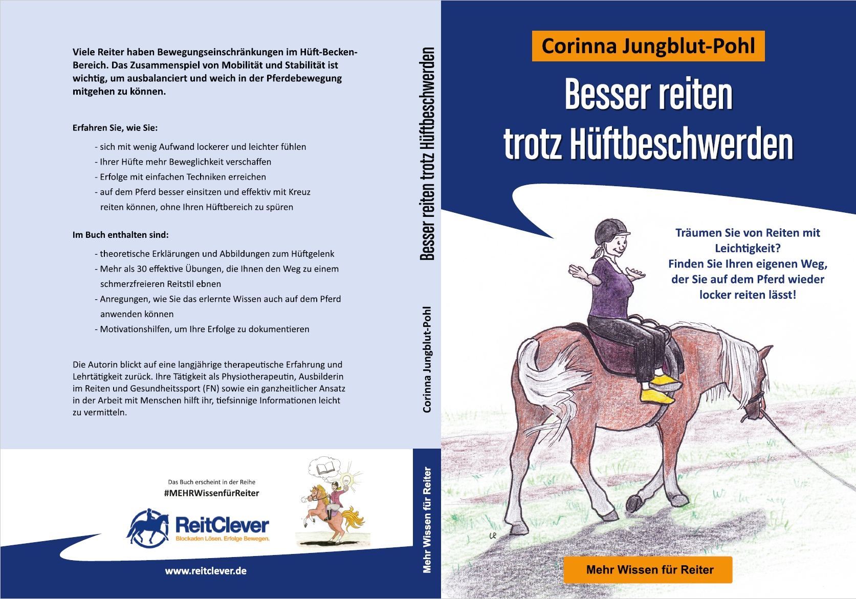 Für eine gute Kommunikation mit dem Pferd und eine lockere Mittelpositur brauchen Sie elastische Hüften. Besser Reiten trotz Hüftbeschwerden zeigt Ihnen den Weg dorthin.