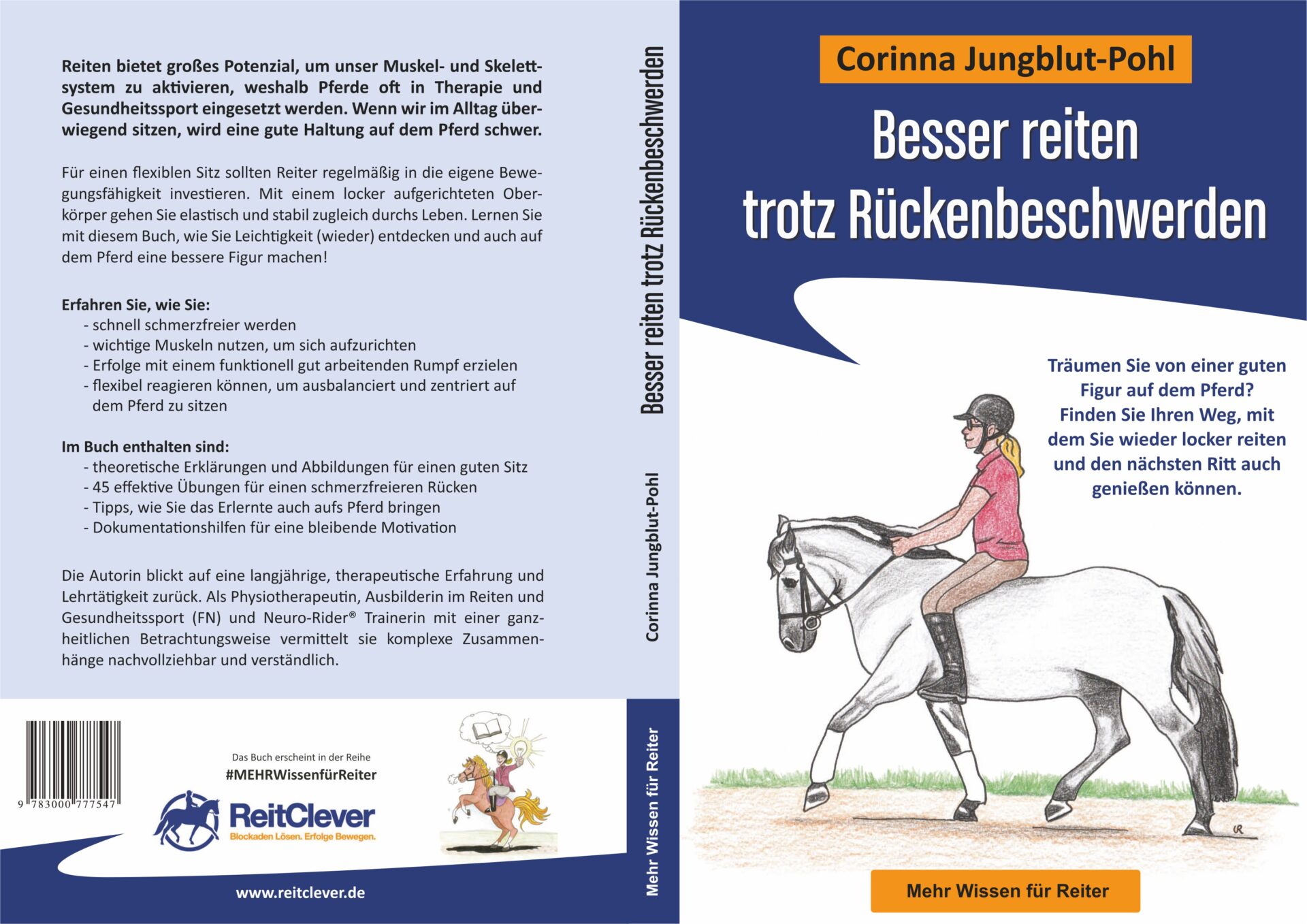 In "Besser reiten trotz Rückenbeschwerden" steckt am meisten "neuro" drin. Wir setzen direkt am Nervensystem an, um bestehende Rückenprobleme zu lindern. 